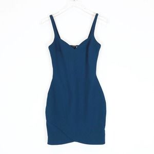 Likely Fairbanks Blue Mini Sleeveless Cocktail Dress Blue Size 0 NWT Minimalist